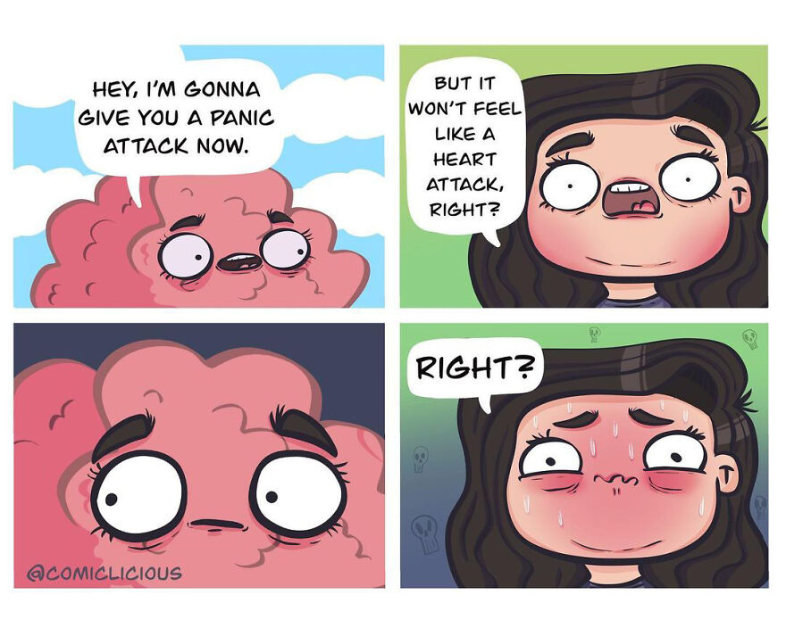 Artist's Witty Comics About Random Thoughts And Experiences