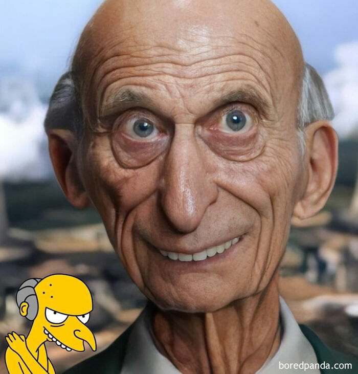 Montgomery Burns de los Simpsons