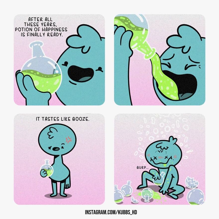 Artist Makes Relatable And Funny Comics That Speak For Mental Health(53 Comics)