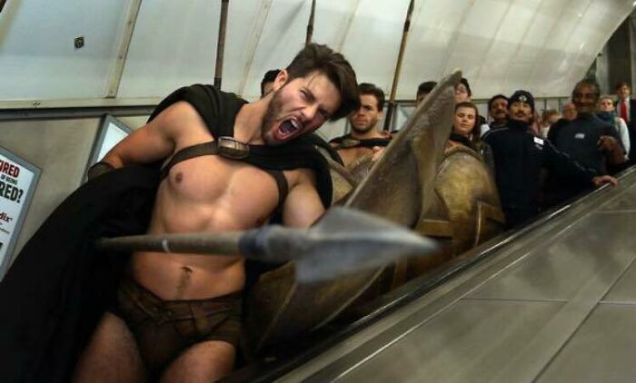 This British Facebook Page Is Sharing 40 Pictures That Prove 'Random' Is A Daily Thing On 'The Tube'