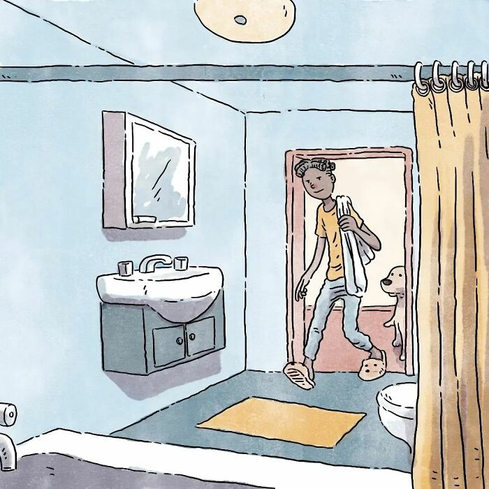 Este artista crea 3 emotivos cómics sobre la vida con un gato y un perro inspirados en sus experiencias personales