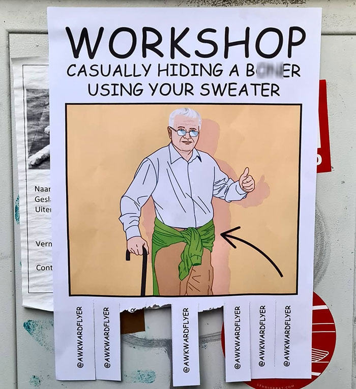 I Create Super Awkward Flyers And Paste Them In The Streets (40 Images)