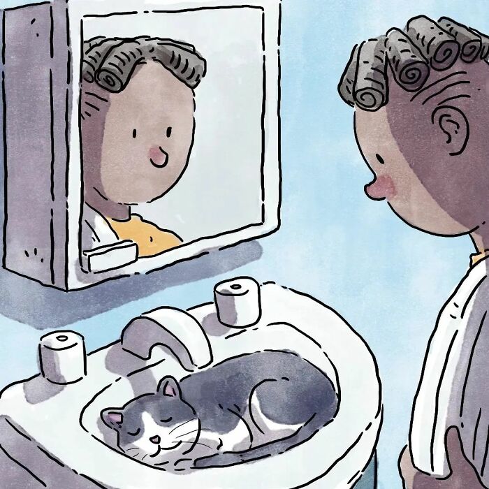 Este artista crea 3 emotivos cómics sobre la vida con un gato y un perro inspirados en sus experiencias personales