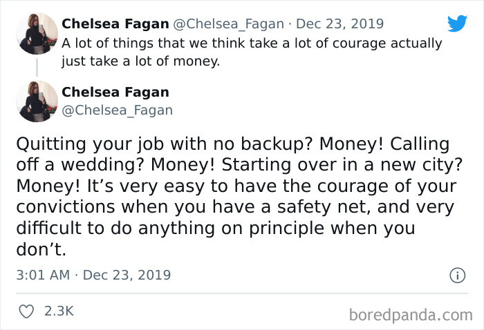 Only The Rich Can Be So Brave /S