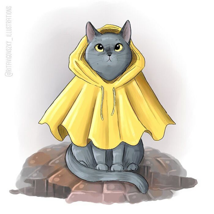 Artist Shows Everyday Life With A Cat Summarized In Adorable Comics (69 New Pics)