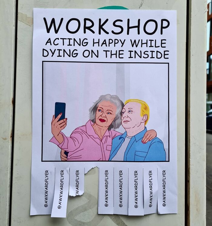 I Create Super Awkward Flyers And Paste Them In The Streets (40 Images)