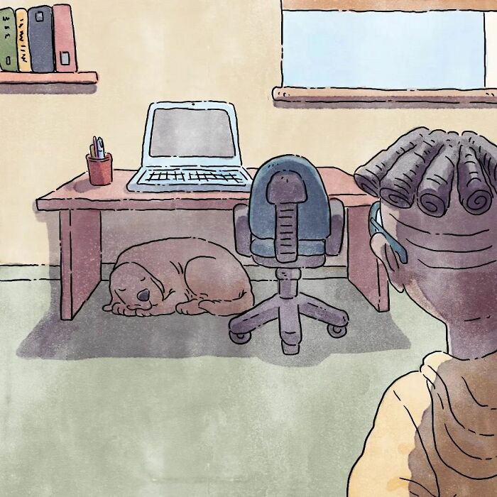 Este artista crea 3 emotivos cómics sobre la vida con un gato y un perro inspirados en sus experiencias personales