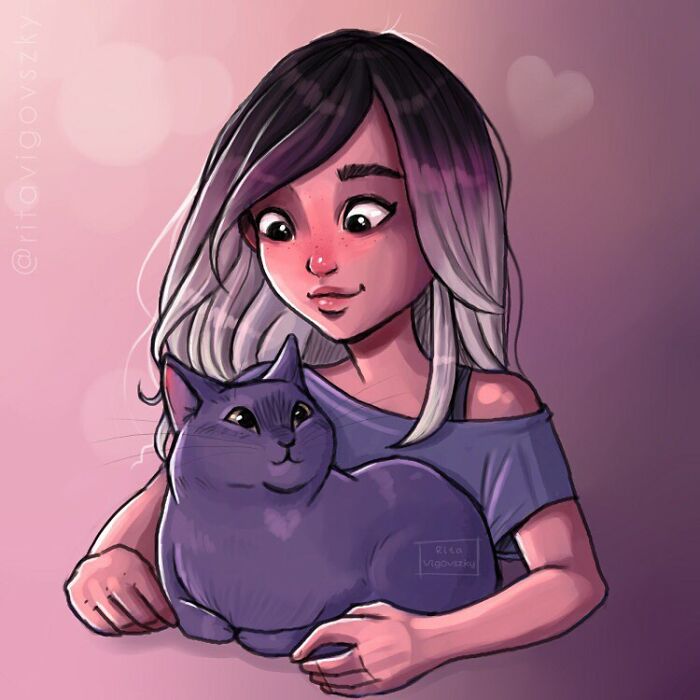 Artist Shows Everyday Life With A Cat Summarized In Adorable Comics (69 New Pics)