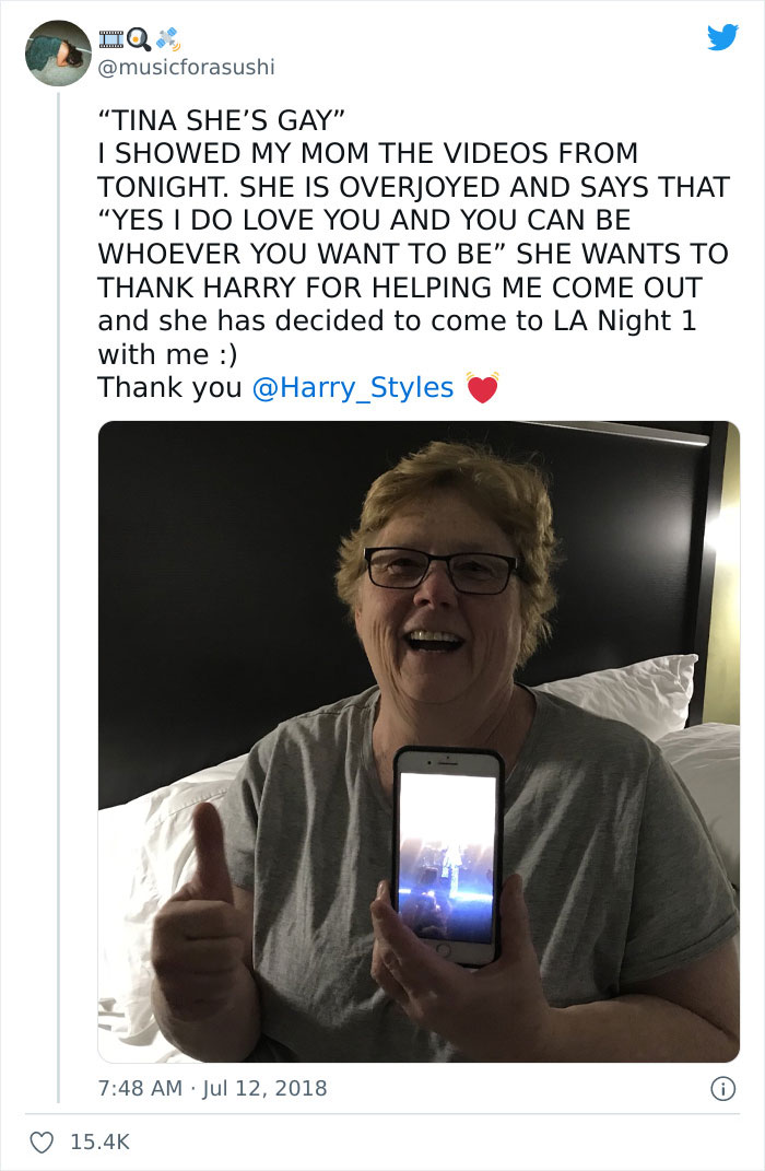 &ldquo;You're Officially Gay, My Boy&rdquo;: Harry Styles Helps A Fan Come Out At Wembley Concert