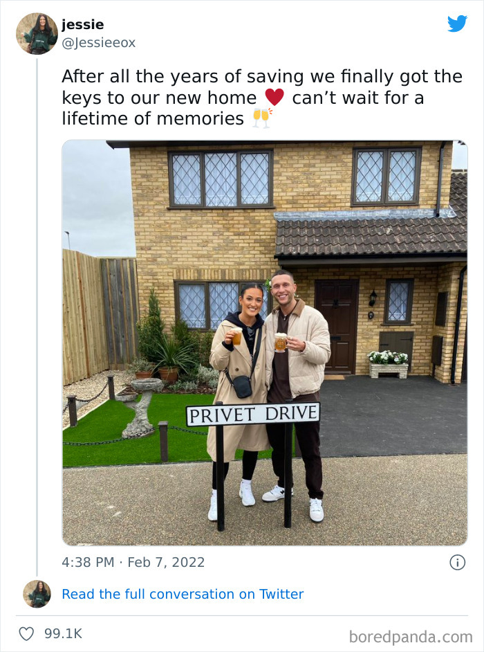 Couple Moves Into 4 Privet Drive