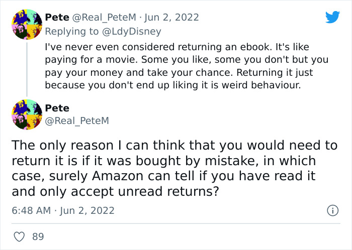 Writer Tweets About Owing Money To Amazon Because Readers Are Returning Their Finished eBooks, Sparks A Debate Among Online Users