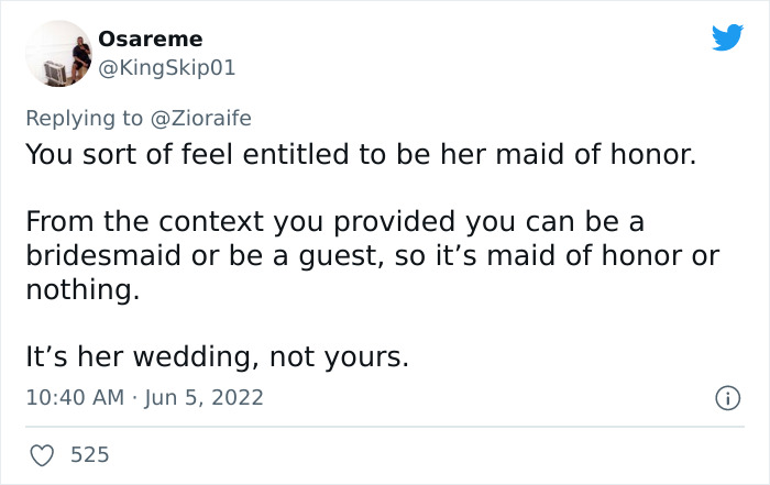 Bridezilla Demands Her Cousin Lose Weight To Be Her Maid Of Honor, The Cousin Calls Her Out Online