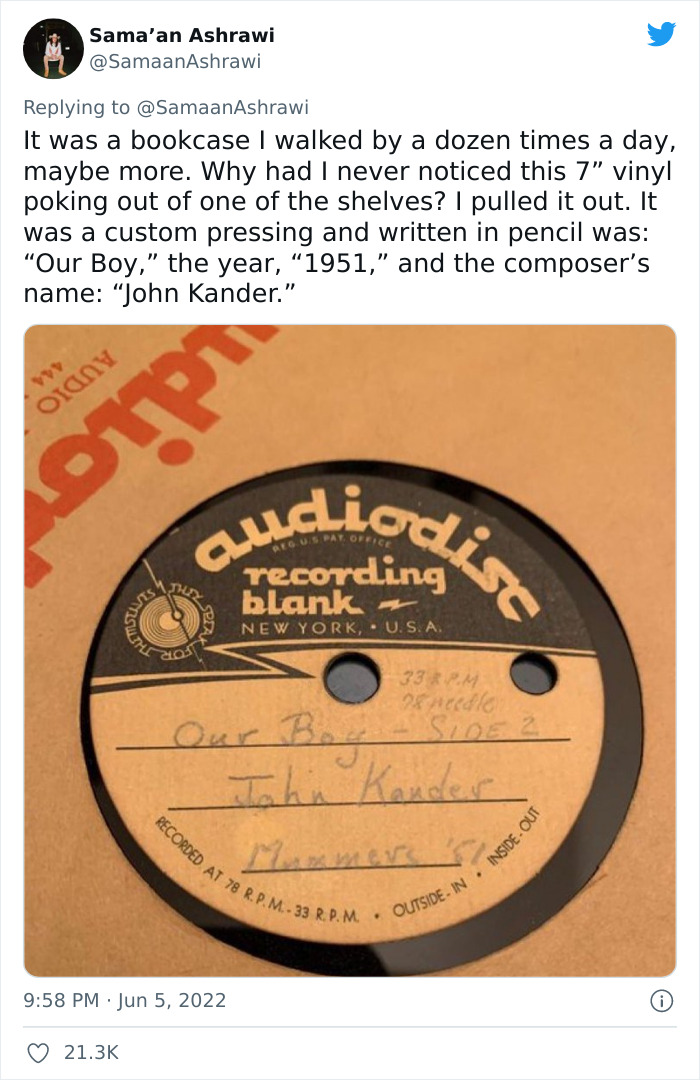 Man Uncovers &lsquo;Cabaret&rsquo; Composer&rsquo;s Relationship With His Grandpa After Finding Vinyl Dedicated To Him
