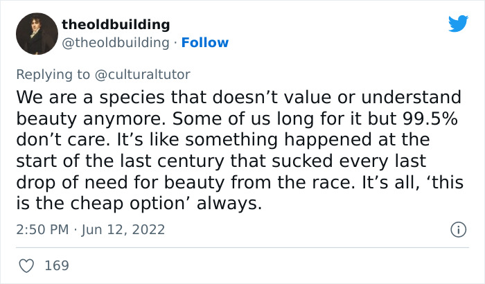 "The Problem With Modern Architecture": This Twitter Account Shares Why Architecture Today Is No Good