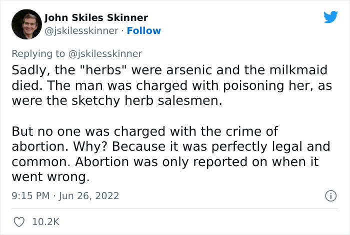 Supreme Court States That Abortion Is Not Rooted In The American Nation's History, This Software Engineer Proves The Statement Is Not True