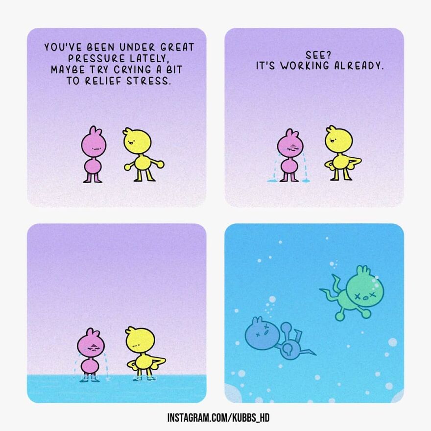 Artist Makes Relatable And Funny Comics That Speak For Mental Health(53 Comics)