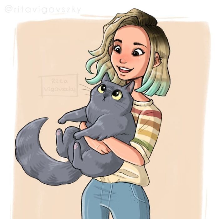 Artist Shows Everyday Life With A Cat Summarized In Adorable Comics (69 New Pics)