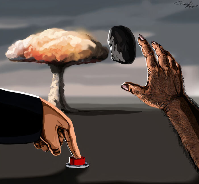 17 Realistic Illustrations By An Artist Who Had Been Forced To Leave His Homeland To Draw The True Situation