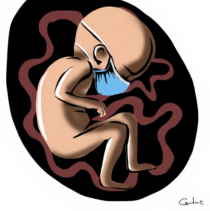 17 Realistic Illustrations By An Artist Who Had Been Forced To Leave His Homeland To Draw The True Situation