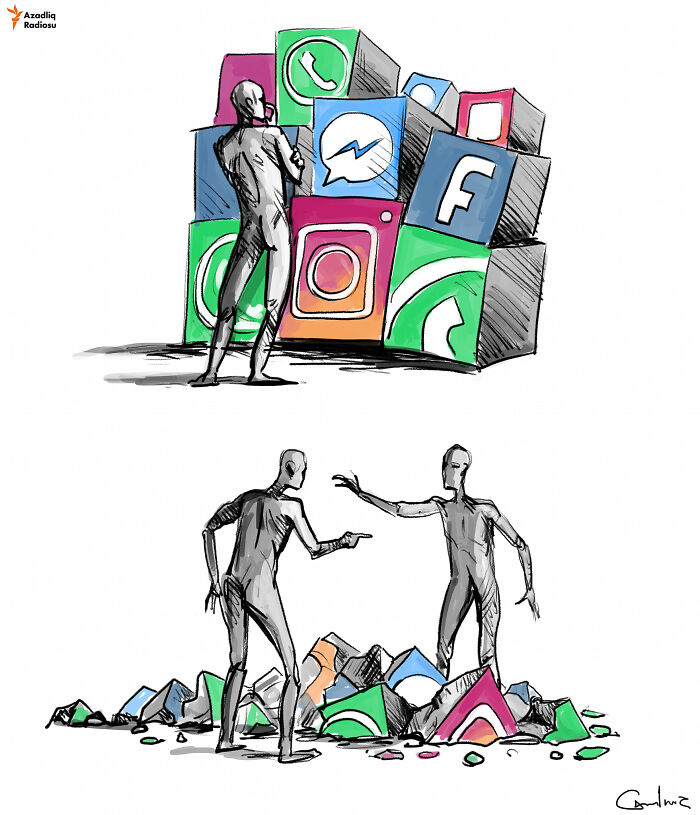 17 Realistic Illustrations By An Artist Who Had Been Forced To Leave His Homeland To Draw The True Situation