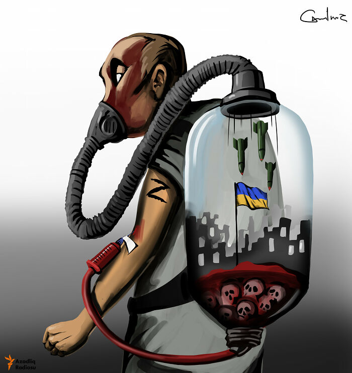 17 Realistic Illustrations By An Artist Who Had Been Forced To Leave His Homeland To Draw The True Situation