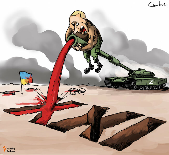 17 Realistic Illustrations By An Artist Who Had Been Forced To Leave His Homeland To Draw The True Situation