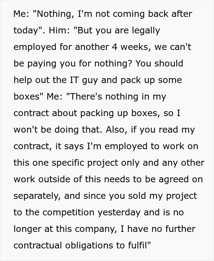 &ldquo;I Wasn&rsquo;t Made Redundant Like Everyone Else In The Company, So I Kept Showing Up To Work Until The End To Do Nothing&rdquo;