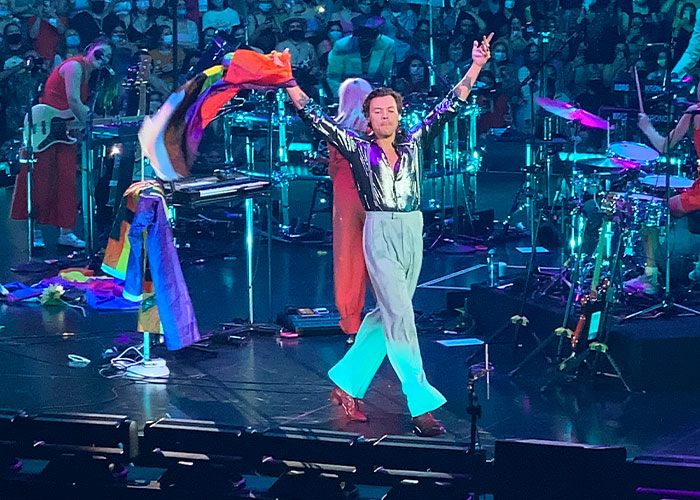 &ldquo;You're Officially Gay, My Boy&rdquo;: Harry Styles Helps A Fan Come Out At Wembley Concert