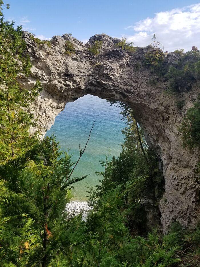 Arch Rock On Mackinaw Island
