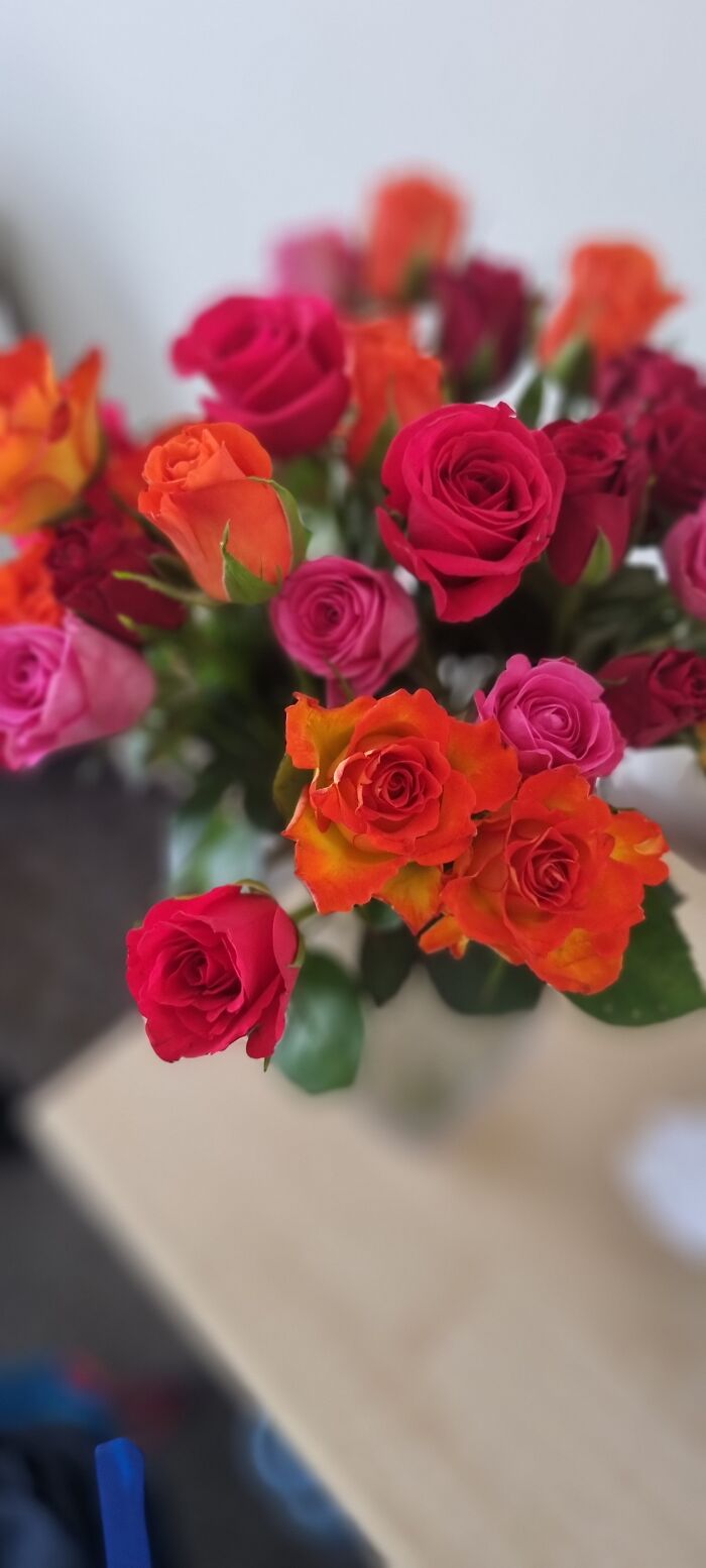 The Flowers My Widowed M.i.l Got Me Simply To Say Thank You For Taking Her With Us On A Family Day Trip.