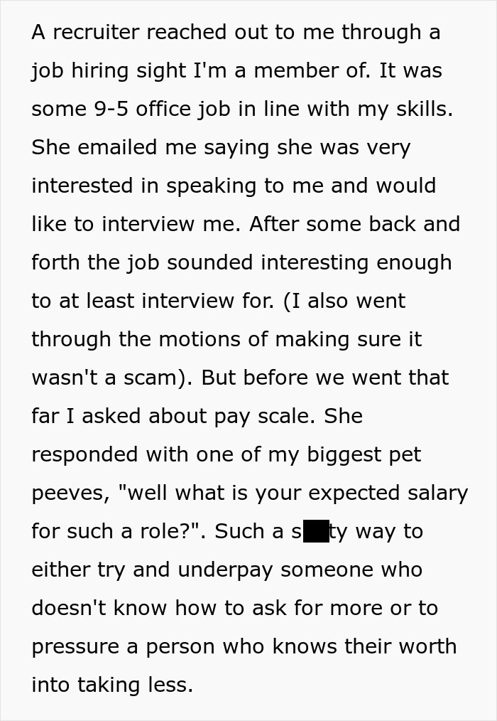 Company Tries To Recruit A Specialist Who's Already Working But Won't Match Her Salary Expectations, Sends Her A Nasty Follow-Up Email