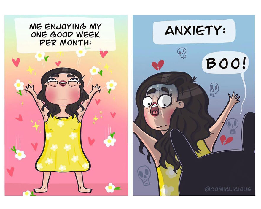 Artist's Witty Comics About Random Thoughts And Experiences