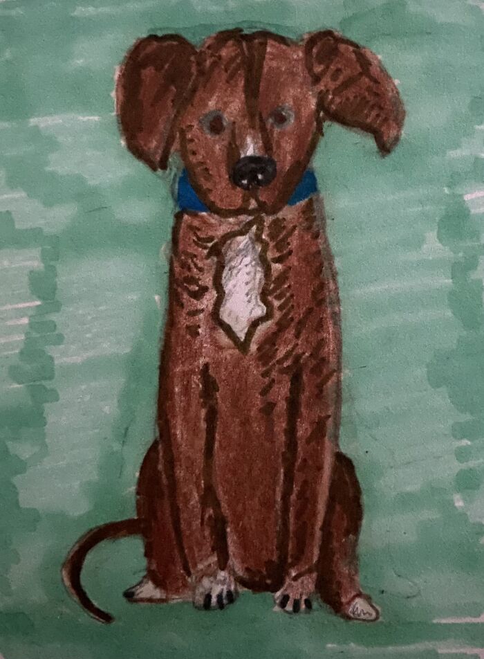 This Is My Attempt Of My Dog Rollie