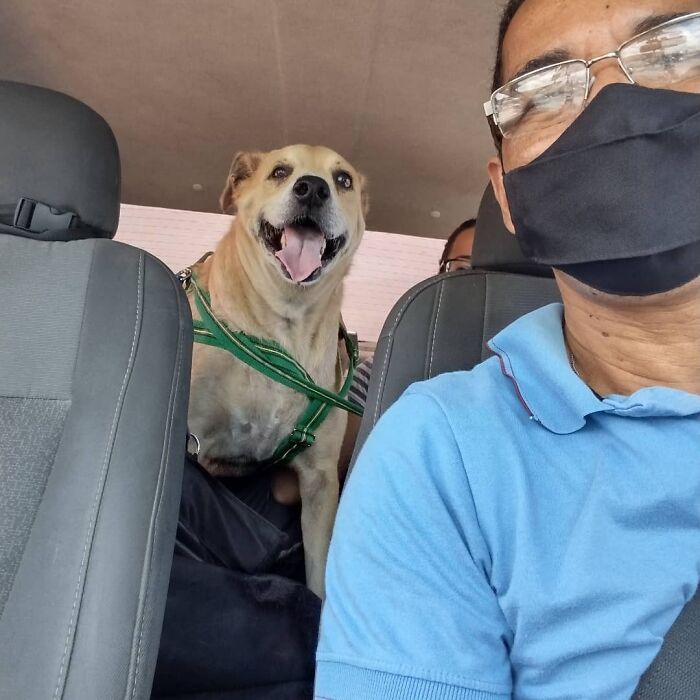 40 Selfies This Guy Has Taken With The Passengers Of His “Pet Taxi” Business