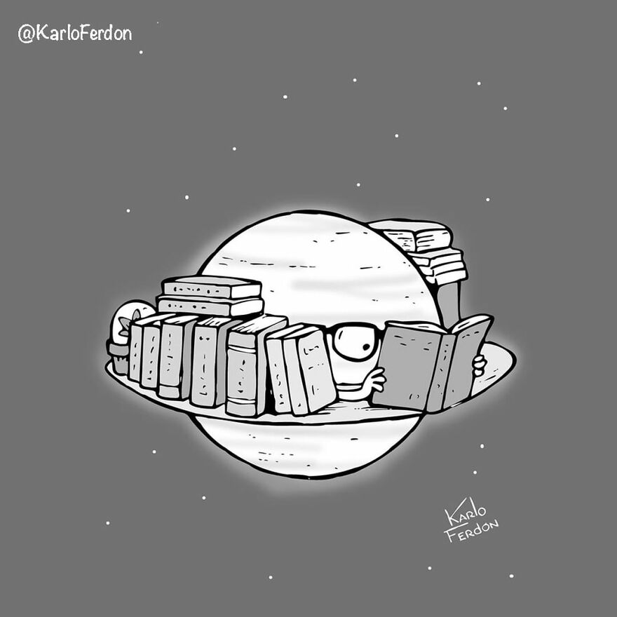 Artist’s 85 New Hilarious Silent Comics With Witty Twists