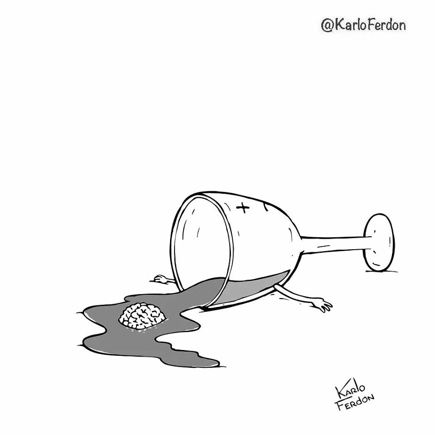 Artist’s 85 New Hilarious Silent Comics With Witty Twists