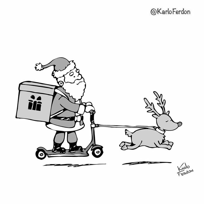 This Artist Makes Humorous One-Panel Comics Without Dialogue (30 New Pics)