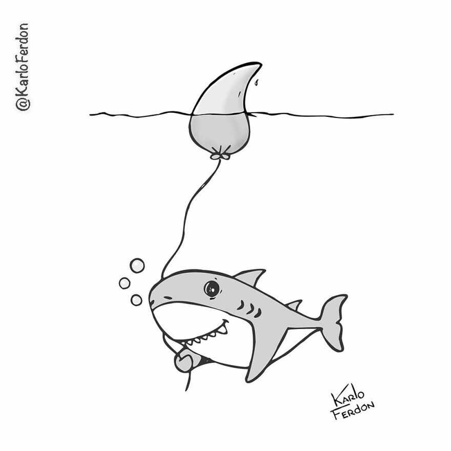 Artist’s 85 New Hilarious Silent Comics With Witty Twists