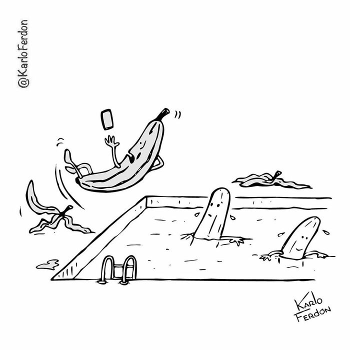 This Artist Makes Humorous One-Panel Comics Without Dialogue (30 New Pics)