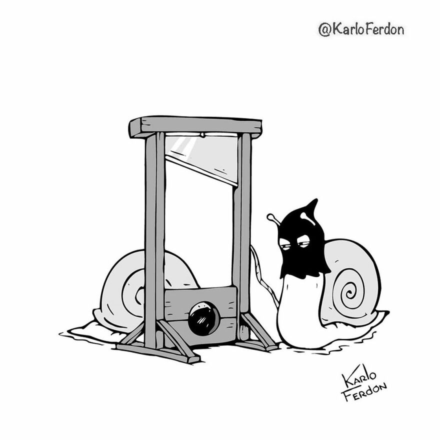 Artist’s 85 New Hilarious Silent Comics With Witty Twists