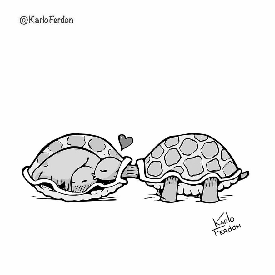 Artist’s 85 New Hilarious Silent Comics With Witty Twists