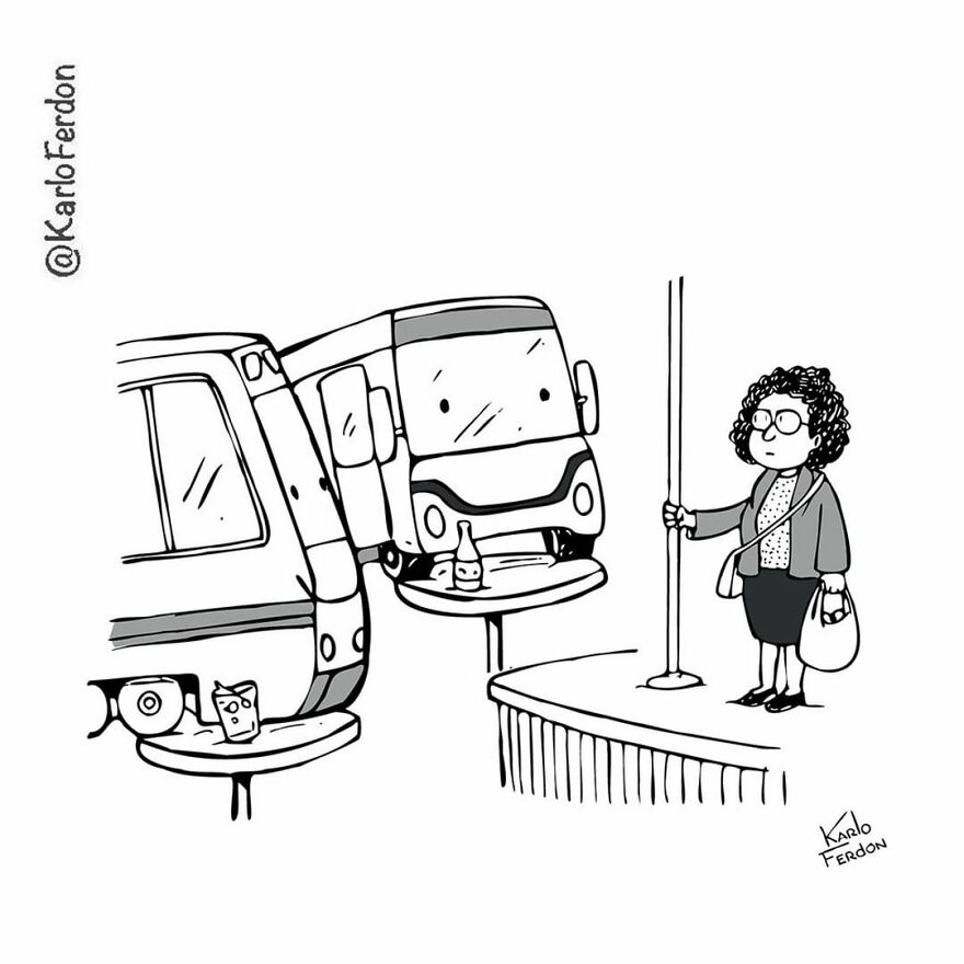 Artist’s 85 New Hilarious Silent Comics With Witty Twists