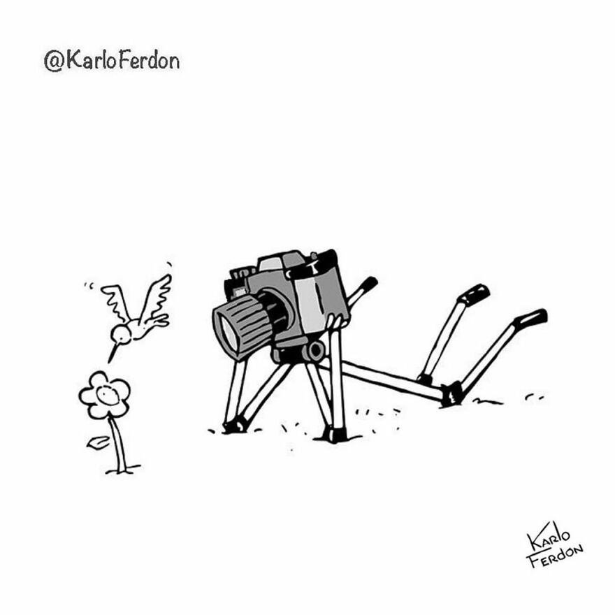 Artist’s 85 New Hilarious Silent Comics With Witty Twists