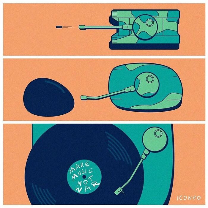 Artist’s New Ironic Illustrations That Questions Society’s Sanity Using Art To Diss On