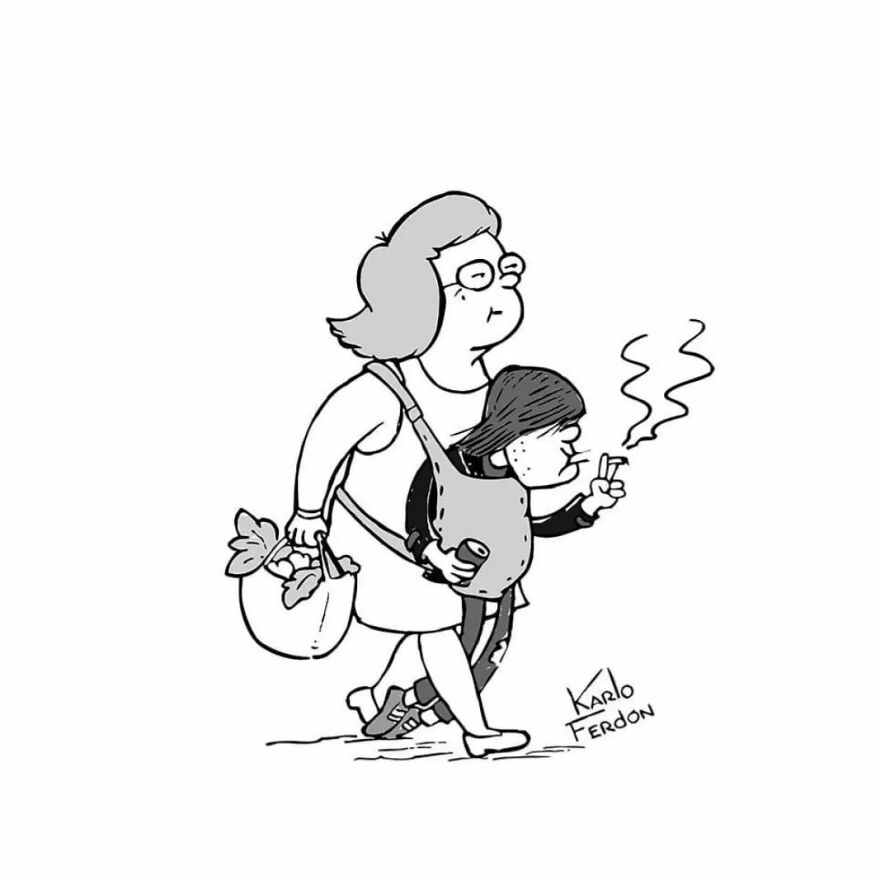 Artist’s 85 New Hilarious Silent Comics With Witty Twists