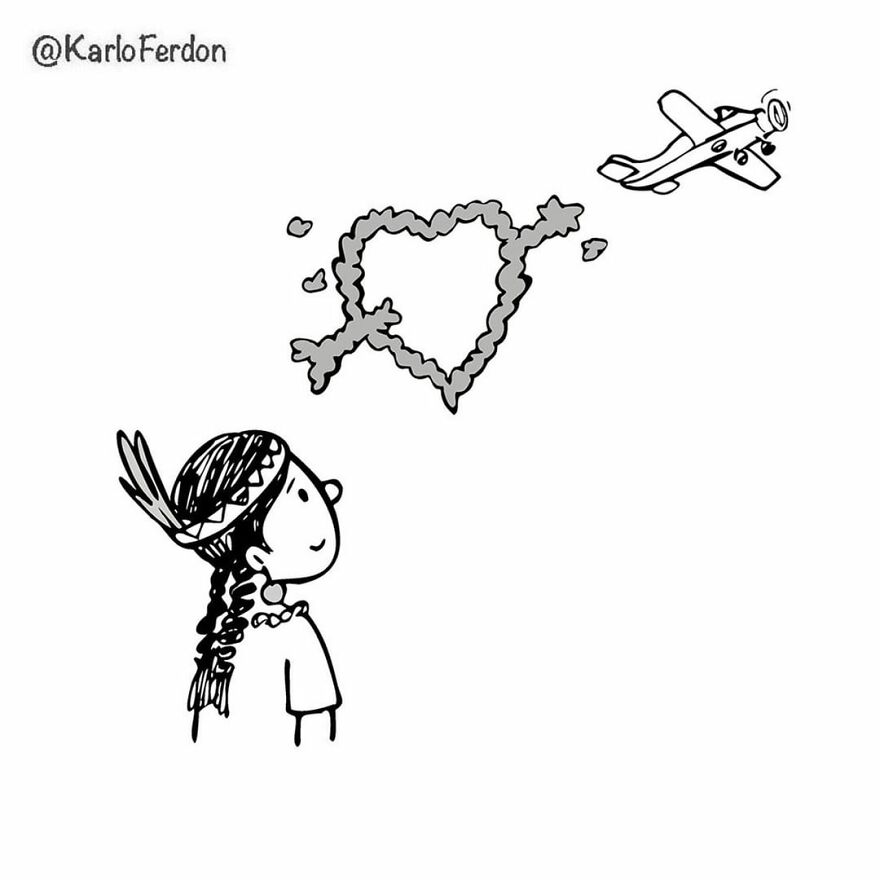 Artist’s 85 New Hilarious Silent Comics With Witty Twists