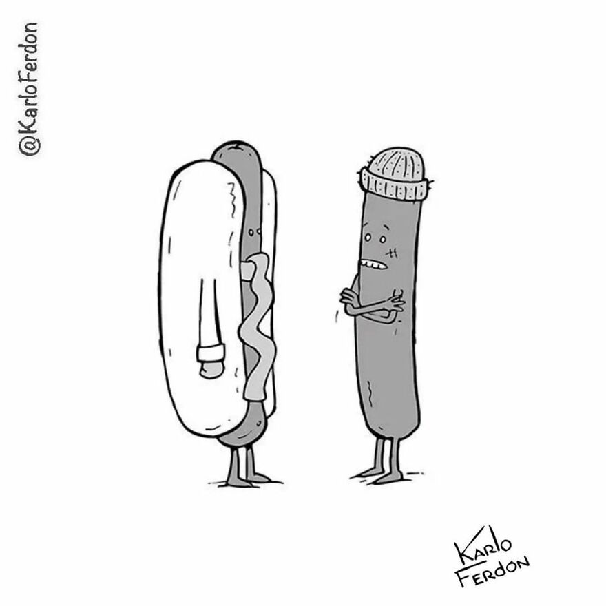 Artist’s 85 New Hilarious Silent Comics With Witty Twists