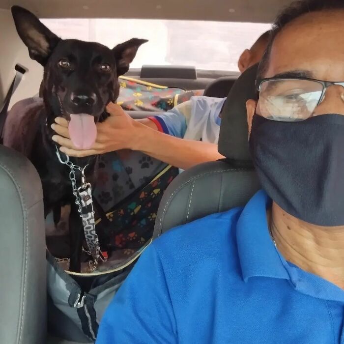 40 Selfies This Guy Has Taken With The Passengers Of His “Pet Taxi” Business