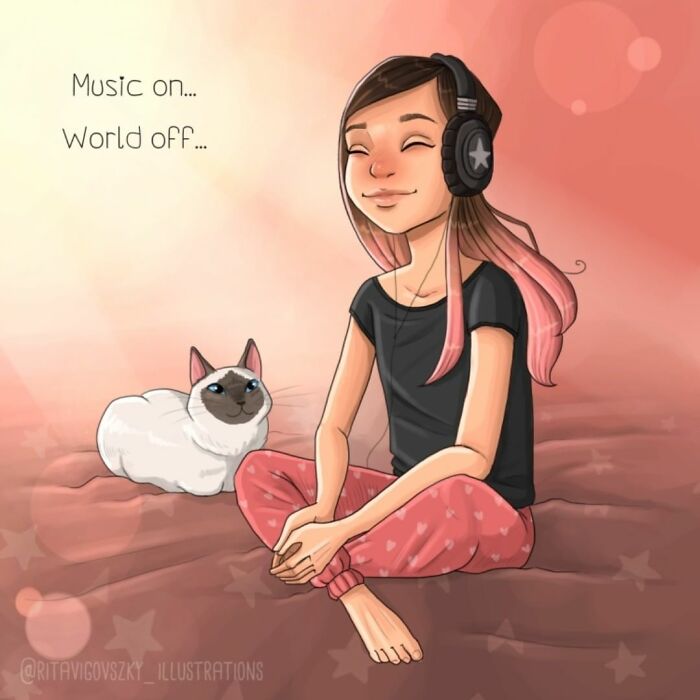 Artist Shows Everyday Life With A Cat Summarized In Adorable Comics (69 New Pics)