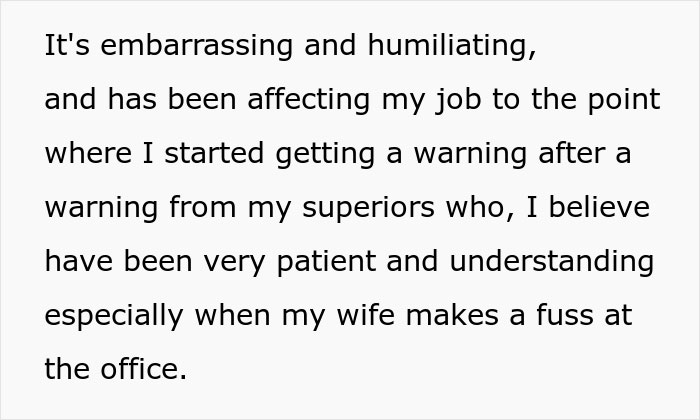 &ldquo;Am I The Jerk For Watching And Not Doing Anything While My Wife Was Being Kicked Out Of My Company?&rdquo;